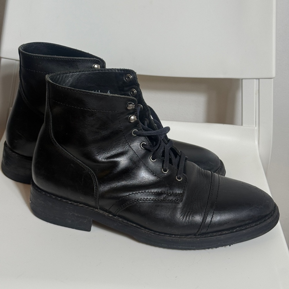 Thursday Boot Company Black Leather Oxfords